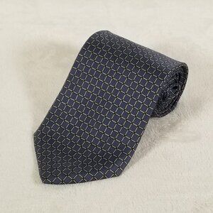 Brooks Brothers Makers Men Tie 100% Silk Made in USA Gray W 3 5/8 by L 56 3/8